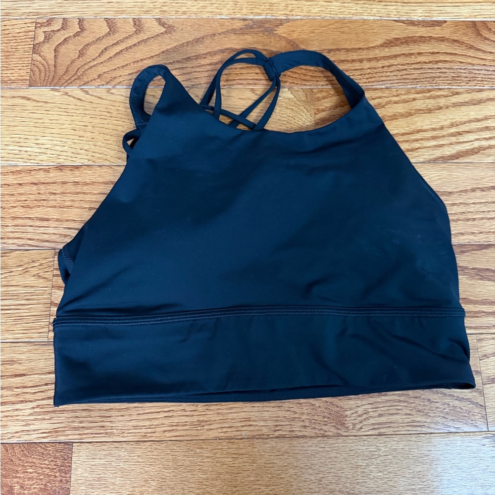 Lululemon Free To Be Bra Wild High Neck *Light Support, A/B Cup - Black - Picture 8 of 11